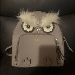 Kate Spade Cream Owl Backpack